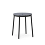 Normann Copenhagen - Circa Tabouret, aluminium laqué noir