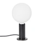 Tala - Chêne Knuckle Lampe de table, chêne noir / acier (édition limitée) comprenant une ampoule LED Sphere IV E27 8W, Ø 15 cm, blanc mat