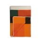 Røros Tweed - Mikkel Couverture en laine, 135 x 200 cm, orange
