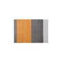 tica copenhagen - Stripes Horizontal Tapis, 90 x 130 cm, gris clair / gris acier / dijon