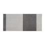 tica copenhagen - Stripes Horizontal Tapis de sol, 90 x 200 cm, gris clair / gris acier