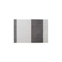 tica copenhagen - Stripes Horizontal Tapis, 90 x 130 cm, gris clair / gris acier