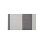 tica copenhagen - Stripes Horizontal Tapis, 67 x 120 cm, gris clair / gris acier