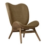 Umage - A Conversation Piece Tall Fauteuil, chêne foncé / sugar brown
