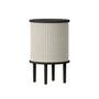 Umage - Audacious Table d'appoint avec connexion USB, Ø 38 x H 5 9. 3 cm, chêne noir / white sands