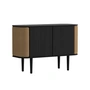 Umage - Treasures Sideboard avec 2 portes, chêne noir / sugar brown