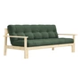Karup Design - Unwind Canapé-lit, pin naturel / vert olive (756)