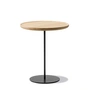 Fredericia - Pal Table d'appoint Ø 44 cm H 38 cm, chêne huilé clair / noir