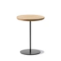 Fredericia - Pal Table d'appoint Ø 37,5 cm H 45 cm, chêne huilé clair / noir