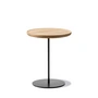 Fredericia - Pal Table d'appoint Ø 37,5 cm H 38 cm, chêne huilé clair / noir
