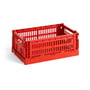 Hay - Colour Crate Panier S, 26,5 x 17 cm, red, recycled
