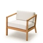 Fritz Hansen - Skagerak Virkelyst Fauteuil, teck / blanc