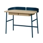 Hartô - Victor Bureau L 100 cm, chêne naturel / bleu