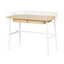 Hartô - Victor Bureau L 100 cm, chêne naturel / blanc