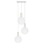 Tala - Chalk, Triple Set de lampes suspendues, y compris 3 x Sphere V ampoules LED E27, blanc