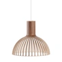 Secto - Victo Small 4251 Lampe à suspension, Ø 45 x H 39 cm, noyer