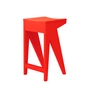 OUT Objekte unserer Tage - Schulz Tabouret de bar H 65 cm, rouge vif