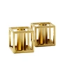 Audo - Kubus Micro, gold-plated (set de 2)