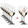 Riedel - Vinum Verres à vin, Viognier / Chardonnay, transparent, 350 ml (6+2 gratuits)