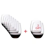 Riedel - O Wine Verres à vin, Cabernet / Merlot, transparent, 600 ml (6+2 gratuits)