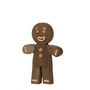 boyhood - Gingerbread Man Figurine en bois, small, chêne teinté