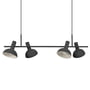 yunic - Ada Lampe suspendue 110 cm, noir mat