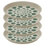 Koziol - Connect Assiette, Monstera dots, Ø 20,5 cm, sable (set de 4)