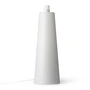 HKliving - Cone Pied de lampe de table, L, gris clair mat