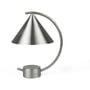 ferm Living - Meridian Lampe de table LED rechargeable, acier brossé