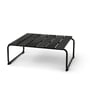 Mater - Ocean Lounge Table, 70 x 70 cm, noir