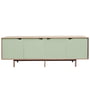 Andersen Furniture - S1 Sideboard, chêne savonné / portes gris océan