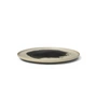 Ferm Living - Omhu Assiette, moyenne, Ø 26,5 cm, blanc cassé / charcoal