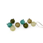 ferm Living - Glass Baubles Boules de Noël, Small, multicolore foncé (set de 8)