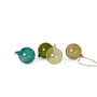 ferm Living - Glass Baubles Boules de Noël, Medium, multicolore foncé (set de 4)