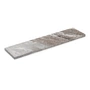 Humdakin - Planche à servir en marbre rectangulaire, Stockholm, 55 x 14 cm, brun