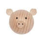 OYOY - Mini Hook Crochet mural enfant cochon, naturel