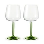 Kähler Design - Hammershøi Verres à vin, vin rouge 49 cl, vert (lot de 2)