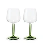 Kähler Design - Hammershøi Verres à vin, vin blanc 35 cl, vert (lot de 2)