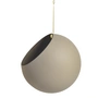 AYTM - Globe Pot de fleurs suspendu, Ø 21 cm, taupe