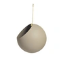AYTM - Globe Pot de fleurs suspendu, Ø 17 cm, taupe