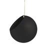 AYTM - Globe Pot de fleurs suspendu, Ø 21 cm, noir