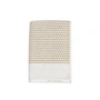 Mette Ditmer - Grid Serviette d'invité 38 x 60 cm, sable / off-white (set de 2)