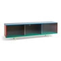HAY - Colour Cabinet L avec portes en verre, 180 x 51 cm, multicolore (autonome)