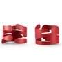 Alessi - Barkring Rond de serviette, rouge (set de 2)