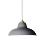 Anglepoise - Original 1227 Midi Wide Lampes suspendues en laiton, Ø 40 cm, elephant grey