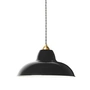Anglepoise - Original 1227 Midi Wide Lampes suspendues en laiton, Ø 40 cm, jet black