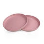 Sebra - MUMS Assiette pour enfants, Ø 19 cm, blossom pink (set de 2)