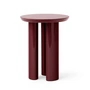 & Tradition - Tung Table JA3, Ø 38 x 48 cm, rouge bourgogne