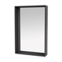 Montana - Shelfie Miroir avec cadre d'étagère, anthracite