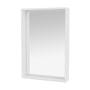 Montana - Shelfie Miroir avec cadre d'étagère, new white